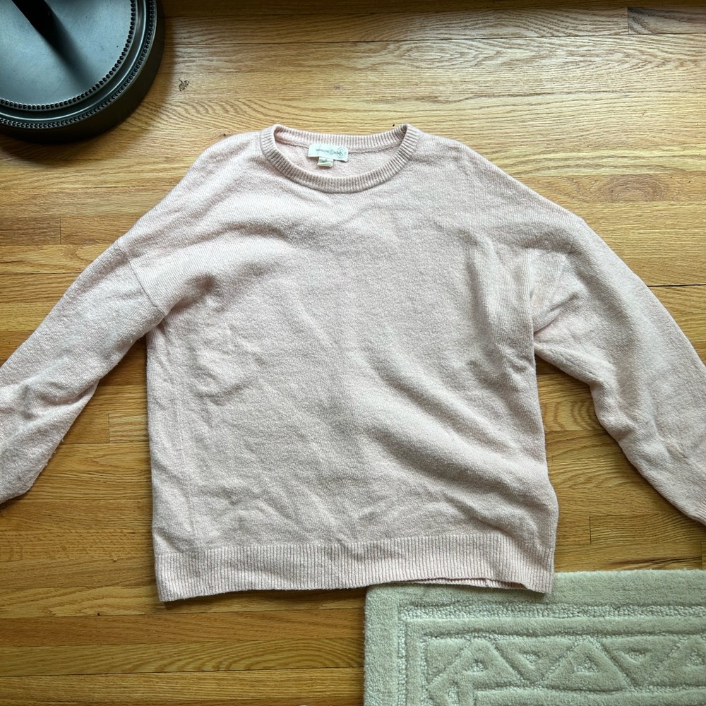 Treasure & Bond Blush Pink Pullover Sweater